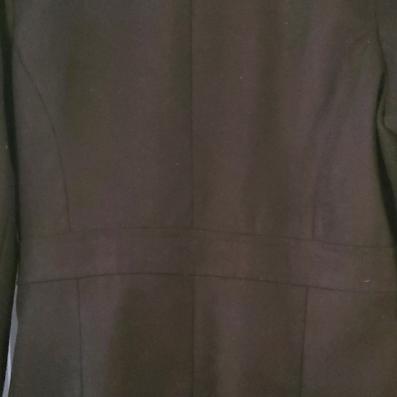 Miss London Black Wool Blend Pea Coat Size XL - Picture 3 of 9